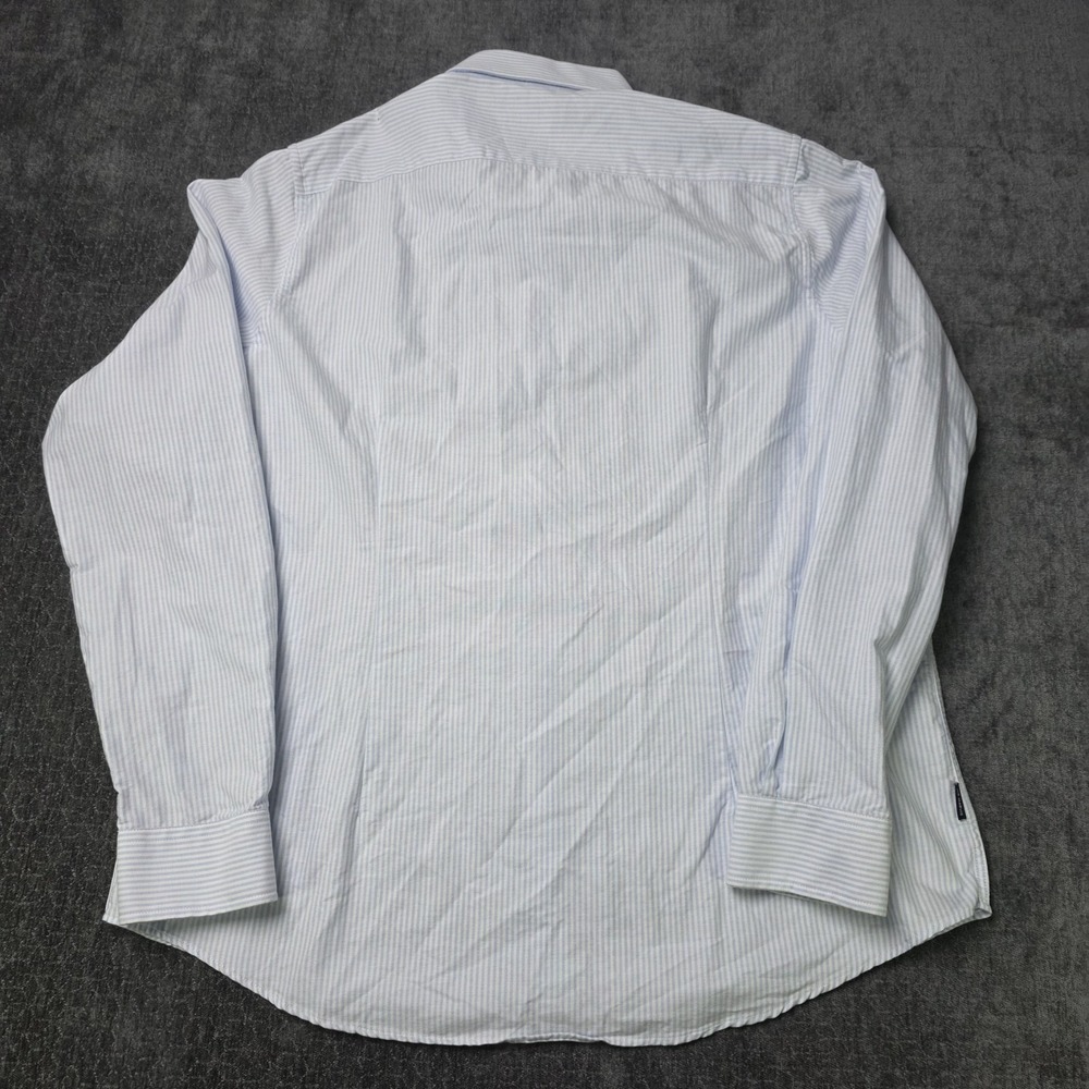 Mr Marvis OCBD Oxford Button Down Shirt Mens XL Organic Cotton Handmade Portugal - Picture 10 of 11